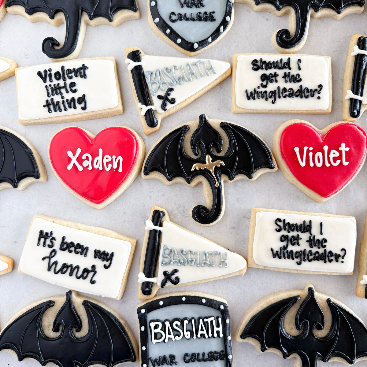 Fourth Wing Sugar Cookie Set