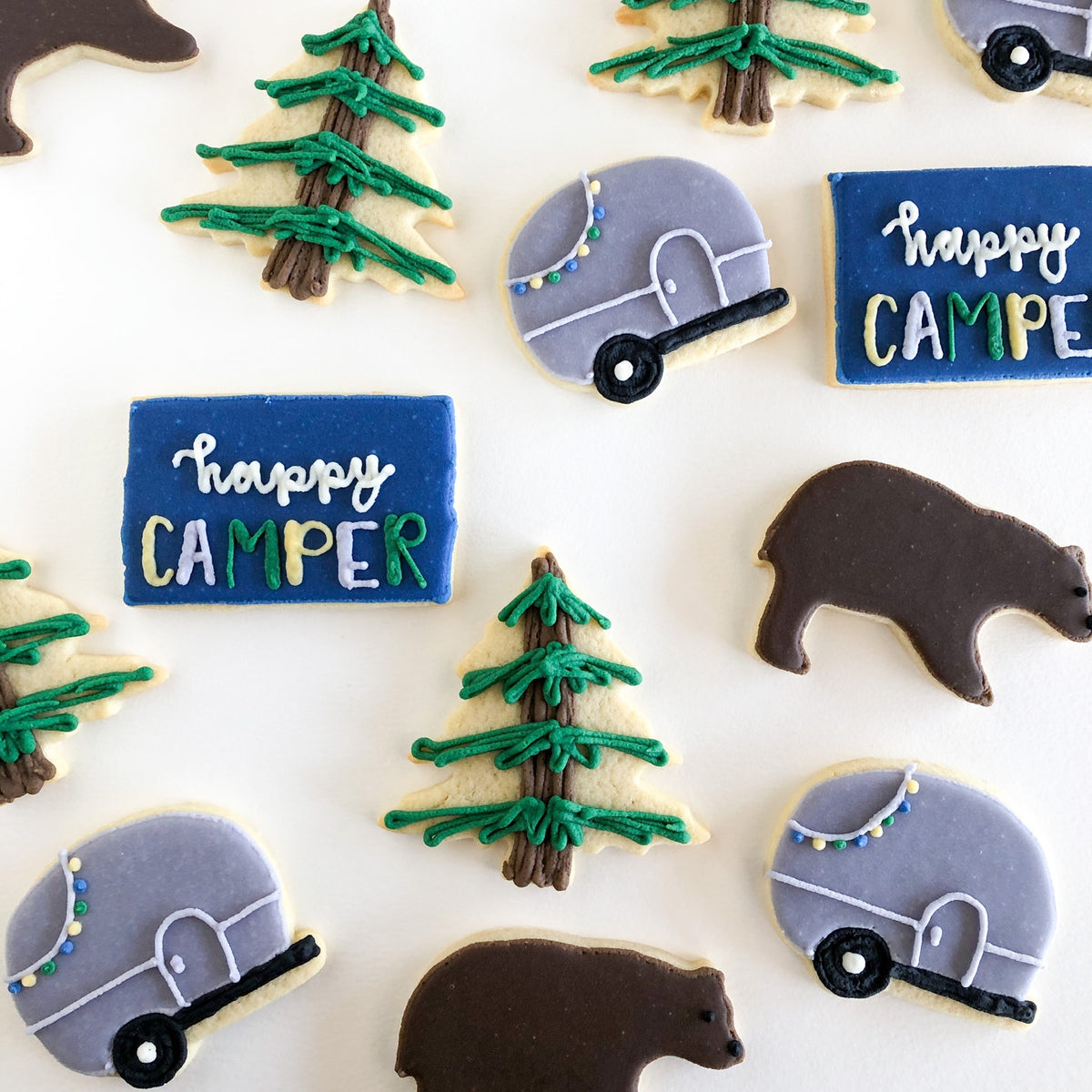 Happy Camper Sugar Cookie Set