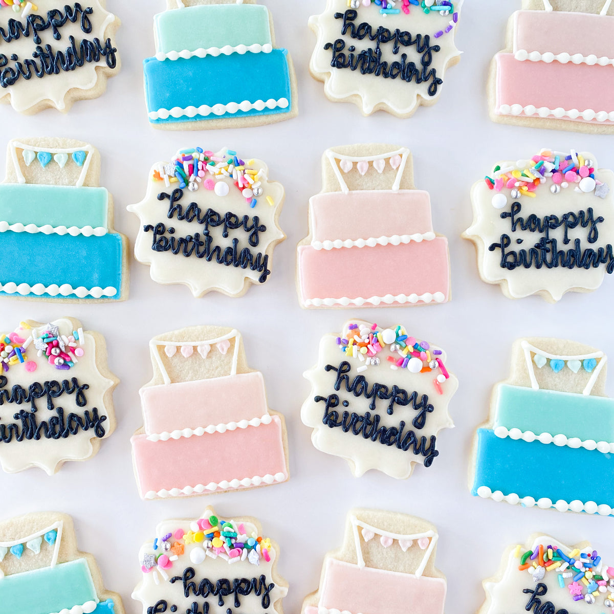 Happy Birthday Sugar Cookie Set