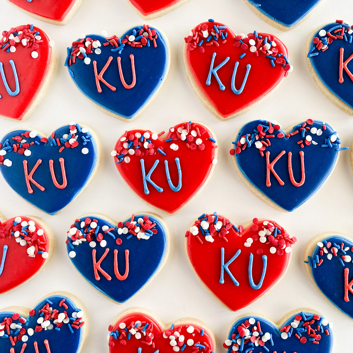 KU Heart Sugar Cookie Set