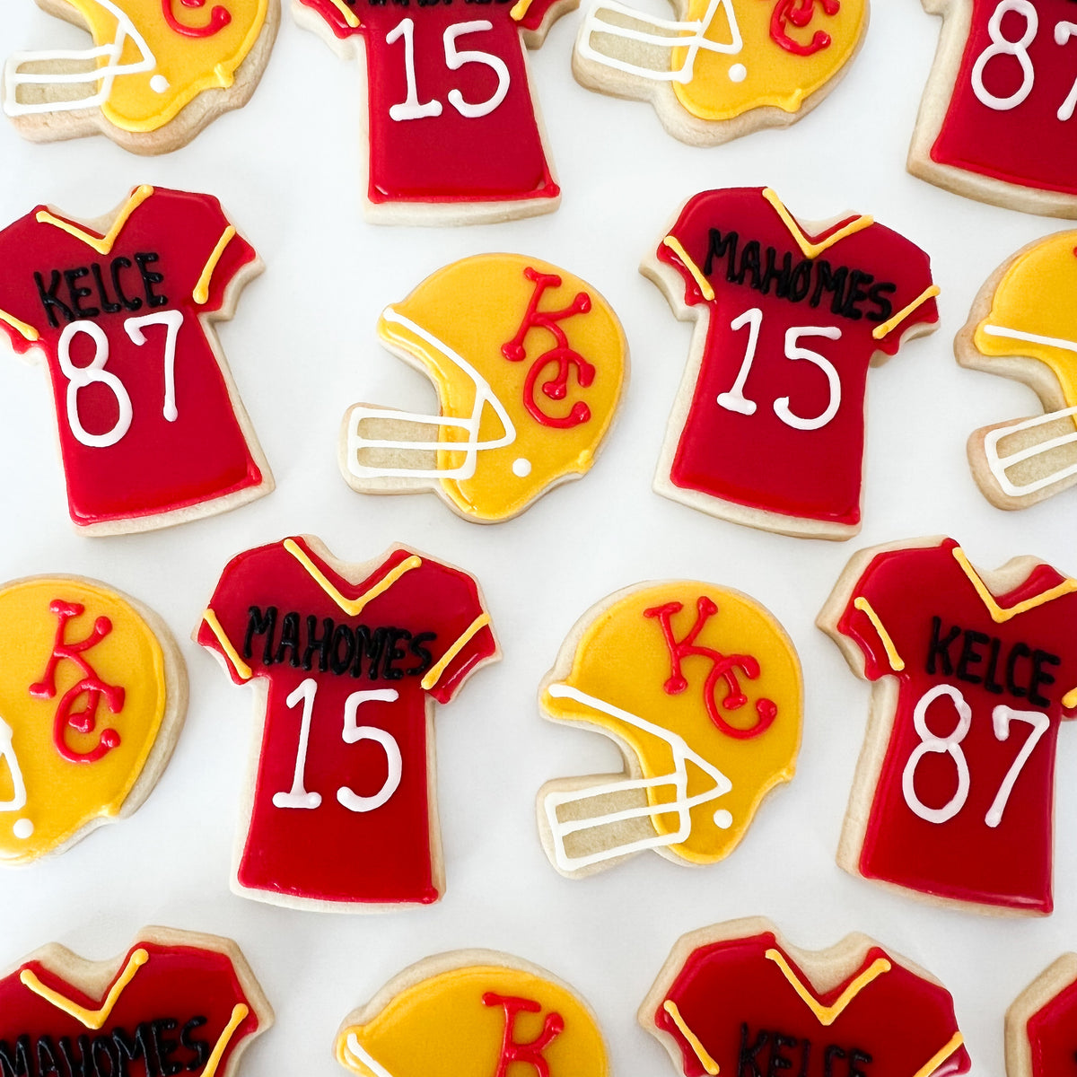 Chiefs Jersey Sugar Cookie Set