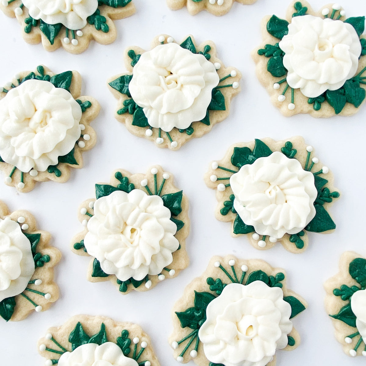 Classic Floral Sugar Cookie Set