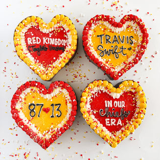 Chiefs Era Heart Cakes