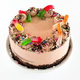 Dirt & Worms Cake