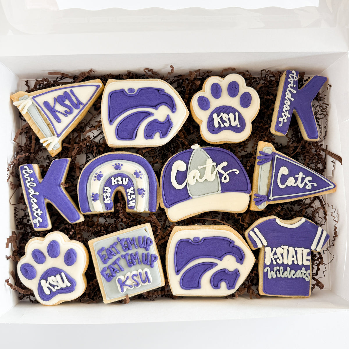 KSU Wildcats Sugar Cookie Set