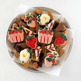 Strawberry Patch Cookie Platter