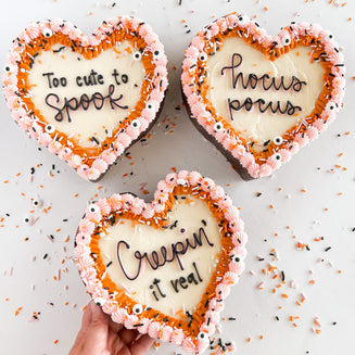 Halloween Heart Cake