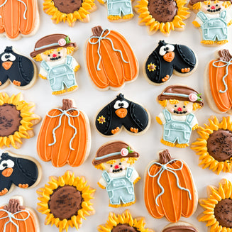 Pumpkins & Patchwork Sugar Cookie Set