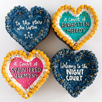 ACOTAR Heart Cakes