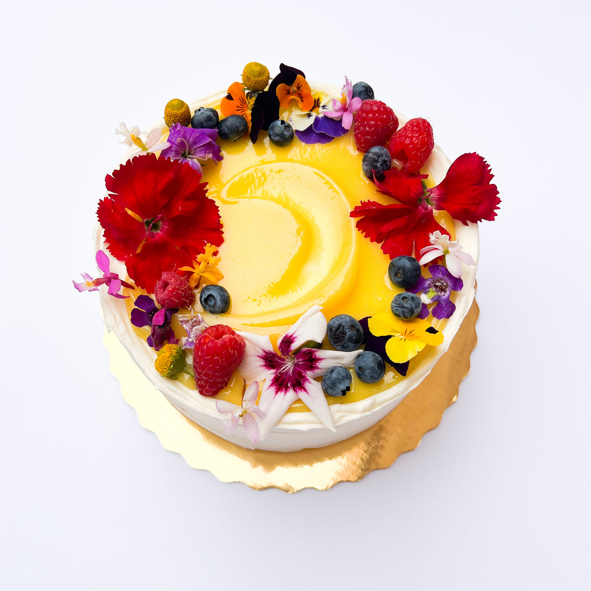 Floral Lemon Cake
