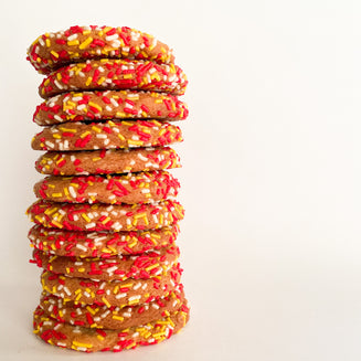 Chiefs Confetti Cookies