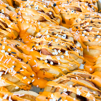 Spooky Cinnamon Rolls