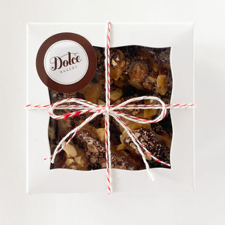 Toasted Almond & Dark Chocolate Toffee
